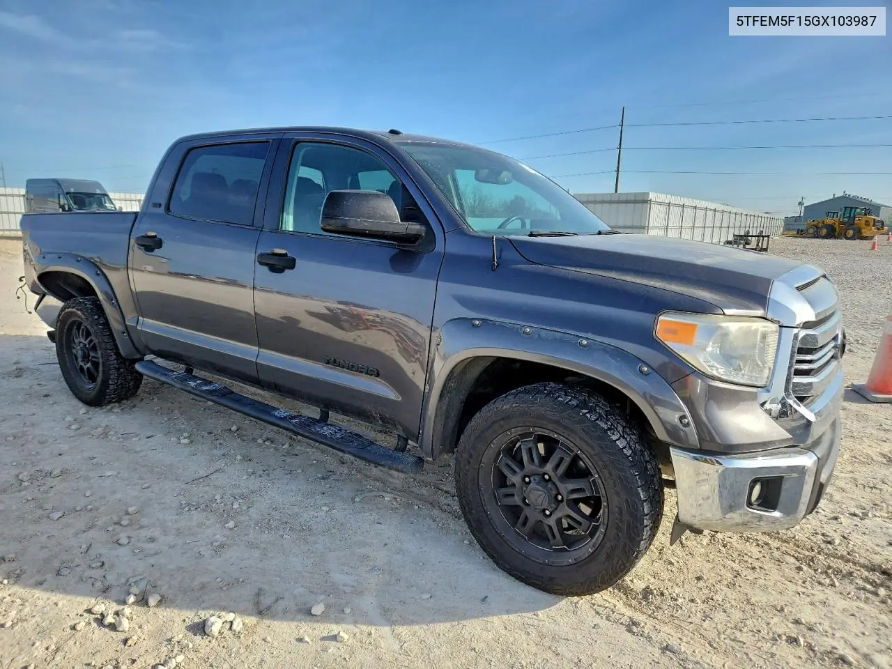 5TFEM5F15GX103987 2016 Toyota Tundra Crewmax Sr5