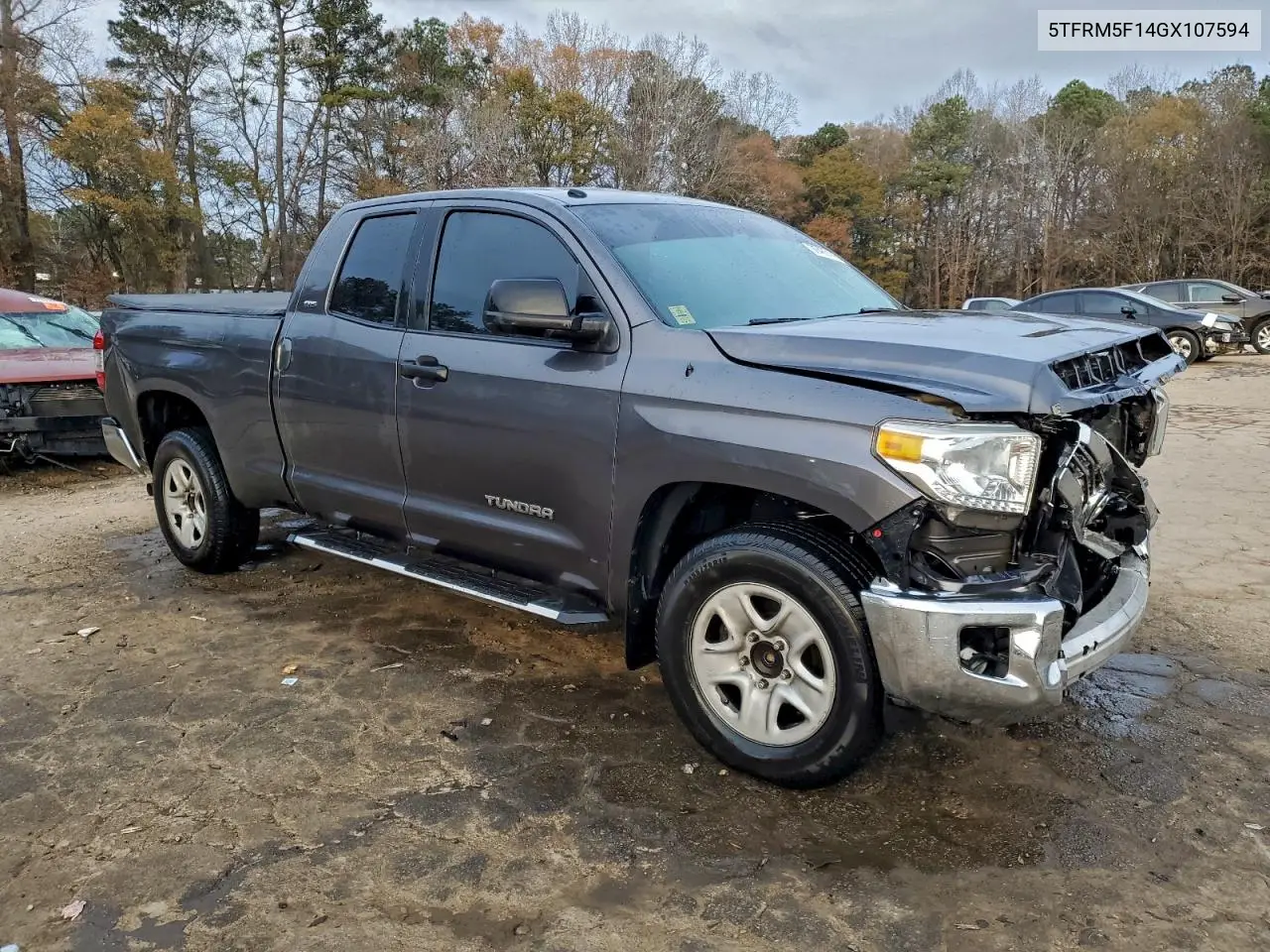 5TFRM5F14GX107594 2016 Toyota Tundra Double Cab Sr