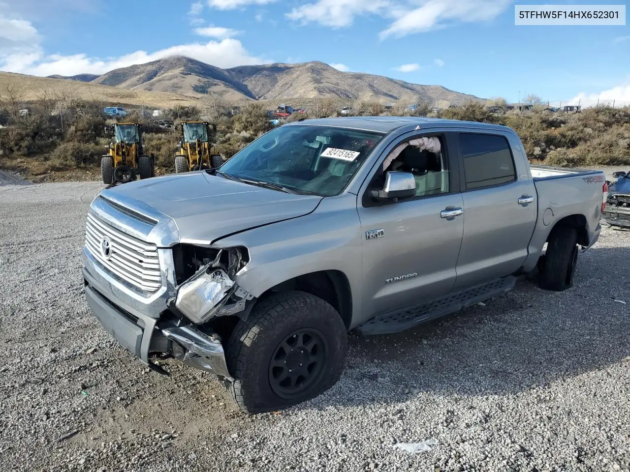 5TFHW5F14HX652301 2017 Toyota Tundra Crewmax Limited