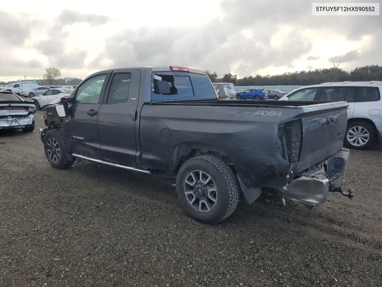 5TFUY5F12HX590552 2017 Toyota Tundra Double Cab Sr
