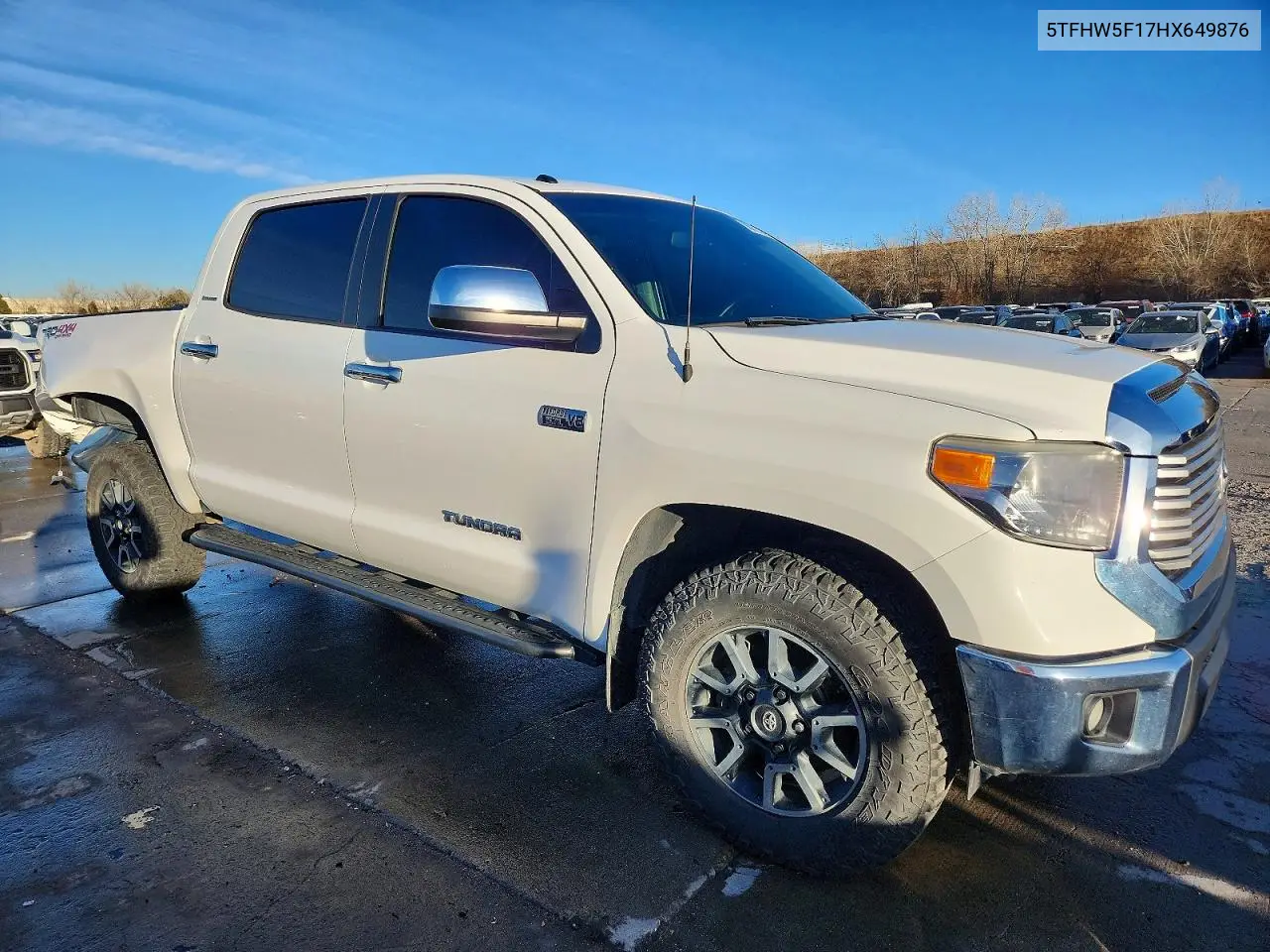 5TFHW5F17HX649876 2017 Toyota Tundra Crewmax Limited