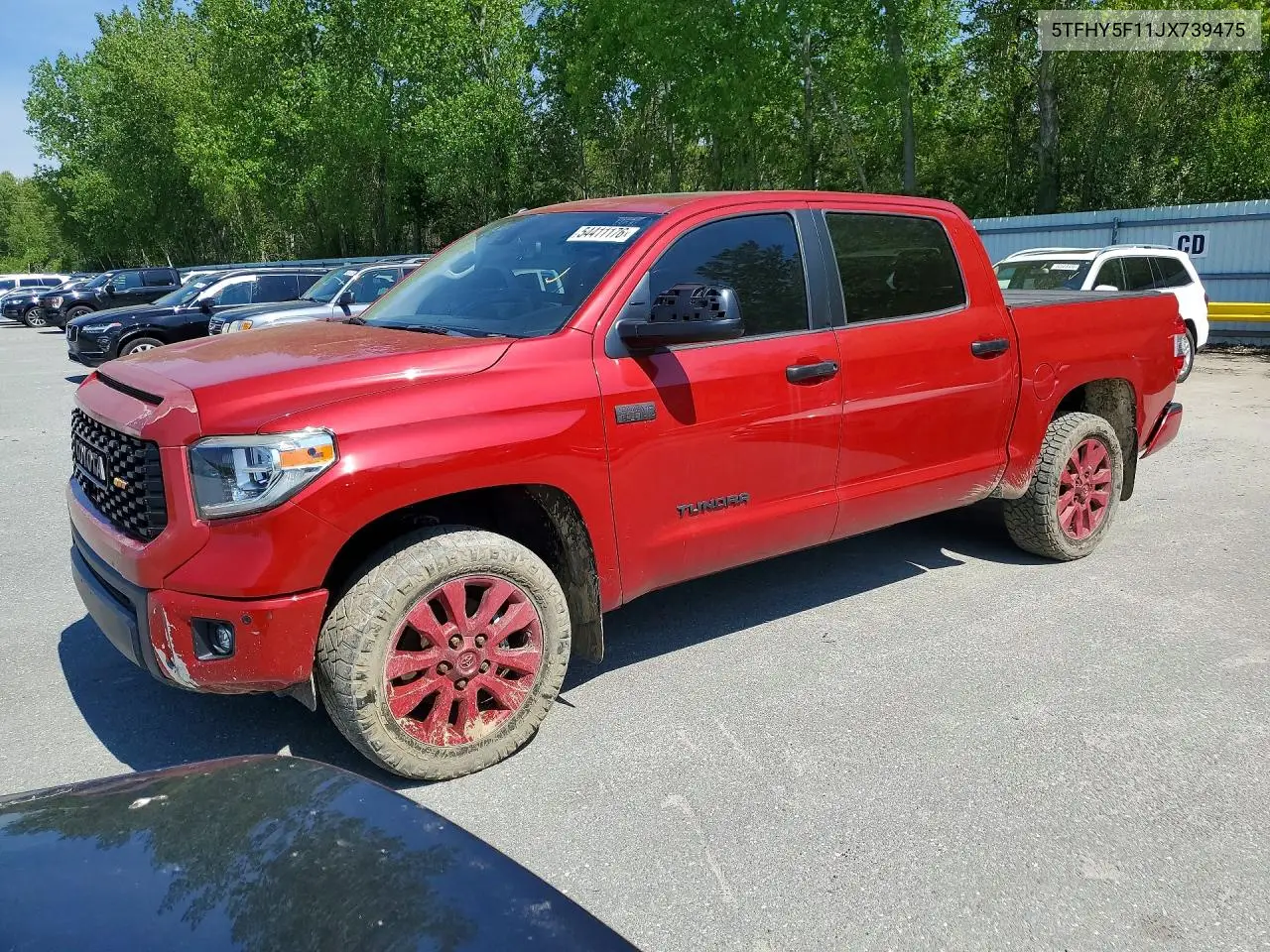 5TFHY5F11JX739475 2018 Toyota Tundra Crewmax Limited