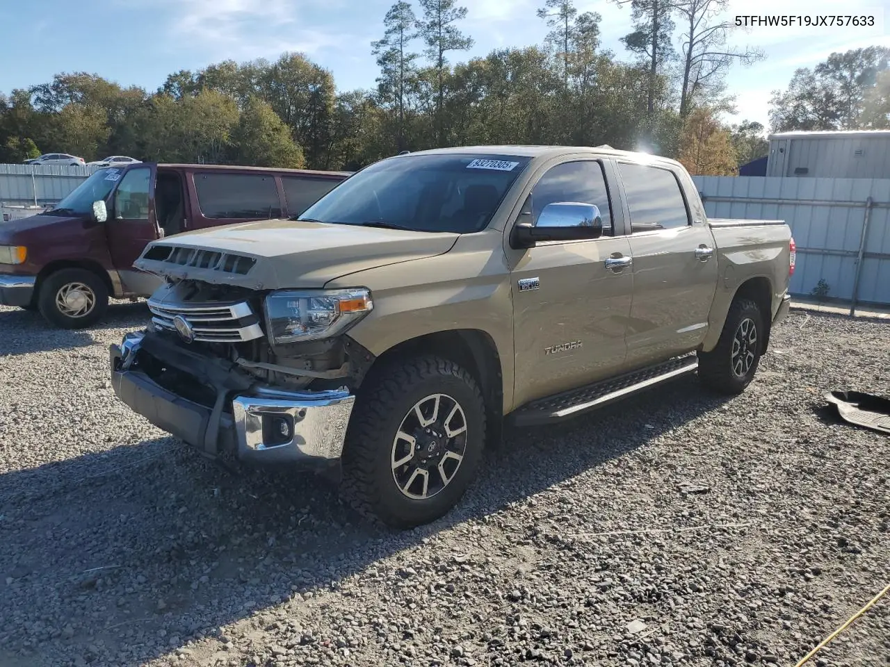 5TFHW5F19JX757633 2018 Toyota Tundra Crewmax Limited