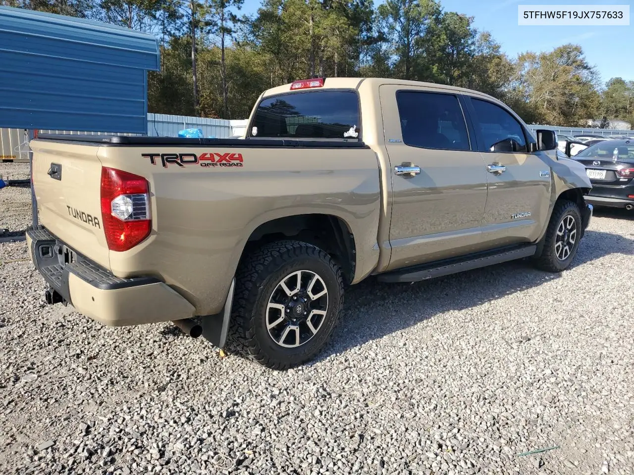 5TFHW5F19JX757633 2018 Toyota Tundra Crewmax Limited