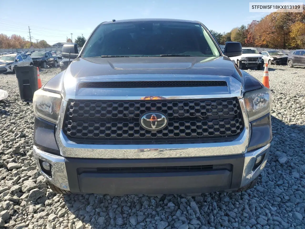 5TFDW5F18KX813139 2019 Toyota Tundra Crewmax Sr5