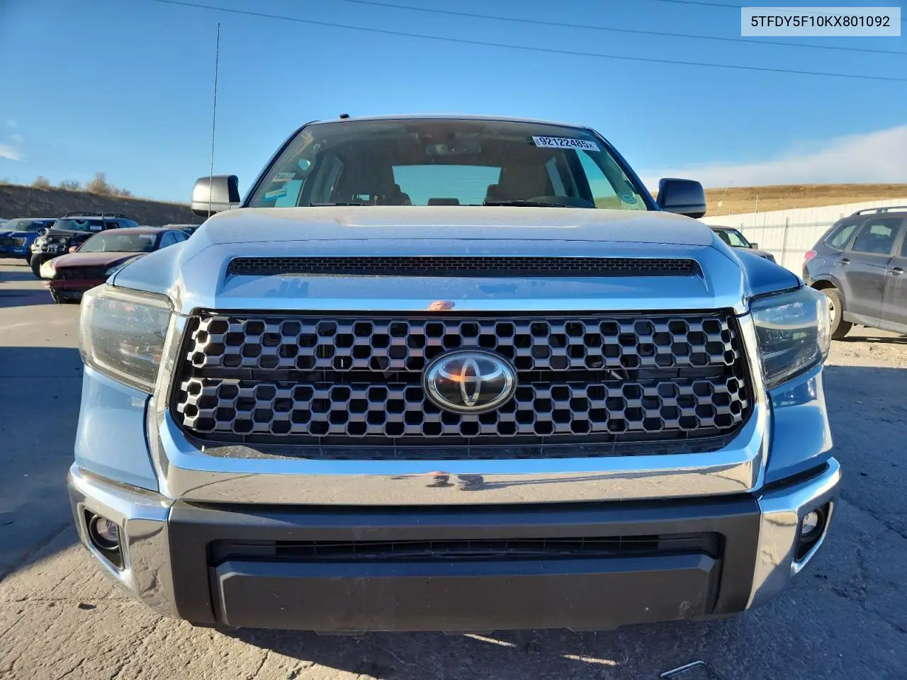 5TFDY5F10KX801092 2019 Toyota Tundra Crewmax Sr5