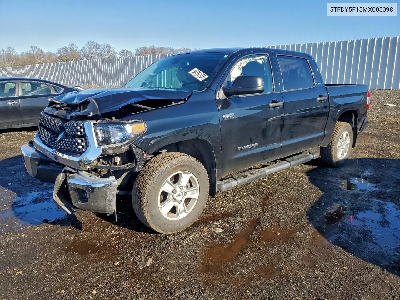 5TFDY5F15MX005098 2021 Toyota Tundra Crewmax Sr5