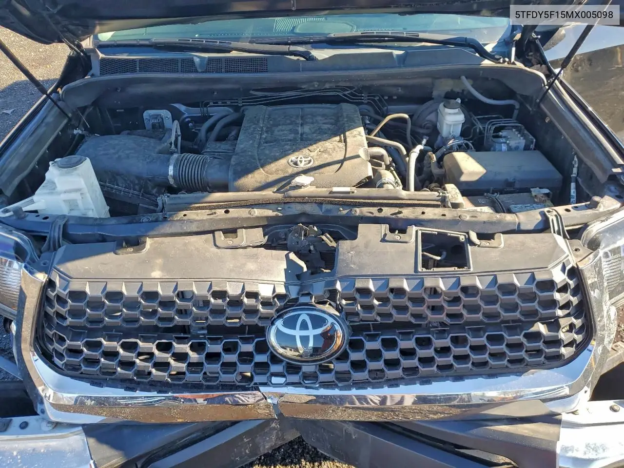 5TFDY5F15MX005098 2021 Toyota Tundra Crewmax Sr5