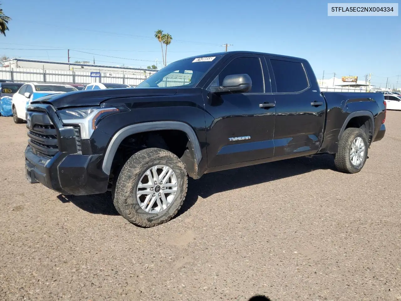 5TFLA5EC2NX004334 2022 Toyota Tundra Crewmax Sr5
