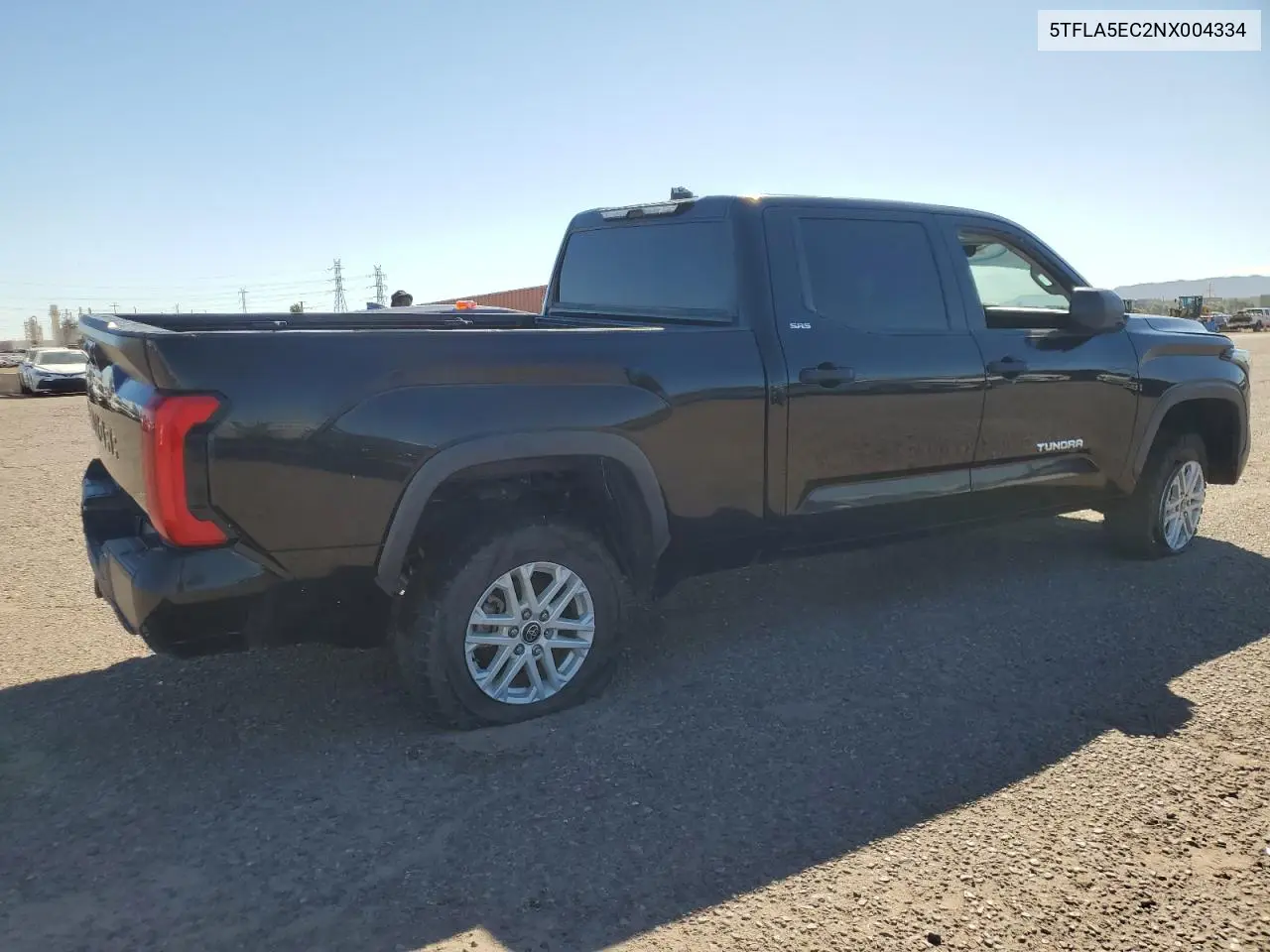 5TFLA5EC2NX004334 2022 Toyota Tundra Crewmax Sr5