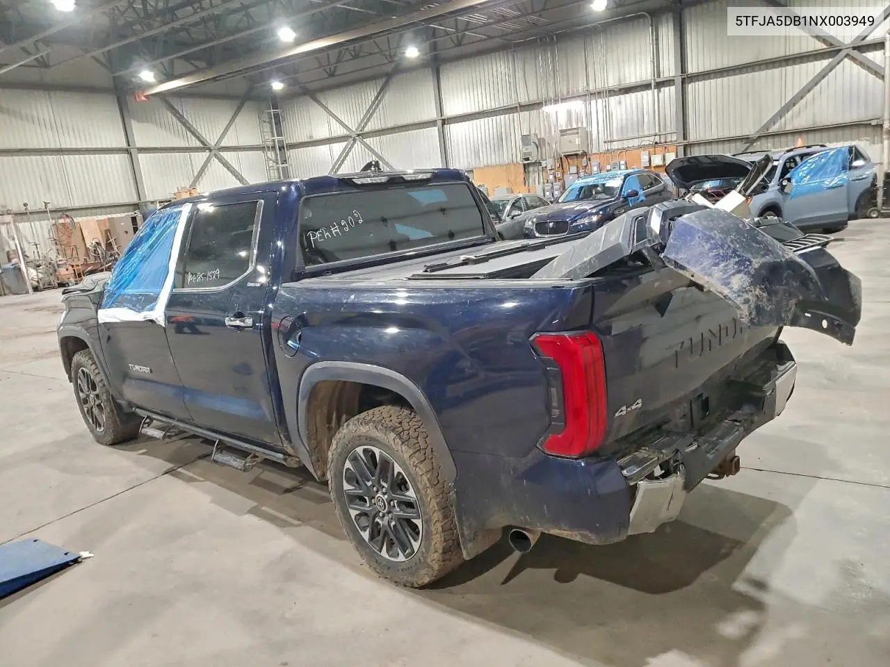 5TFJA5DB1NX003949 2022 Toyota Tundra Crewmax Limited