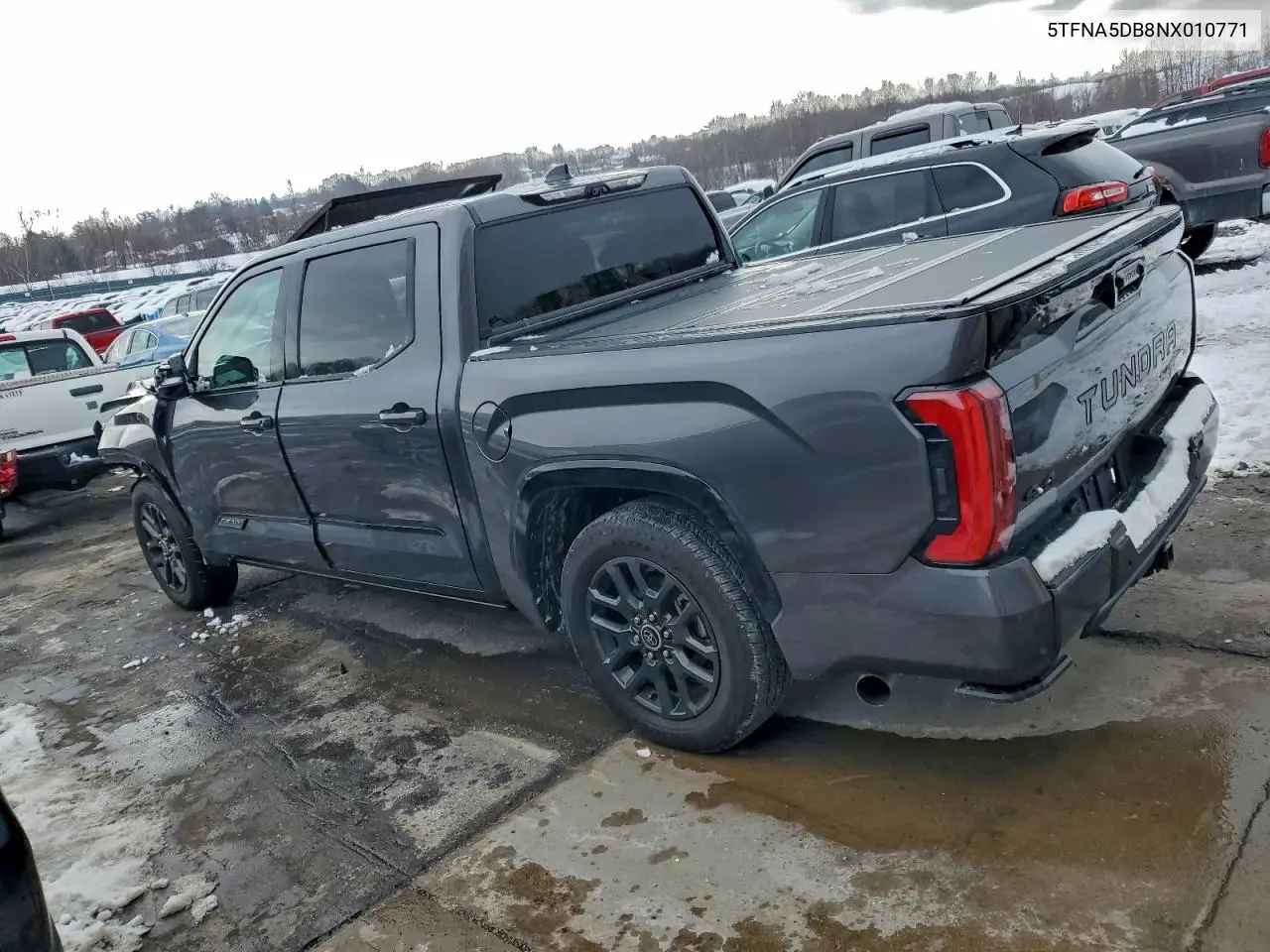 5TFNA5DB8NX010771 2022 Toyota Tundra Crewmax Platinum