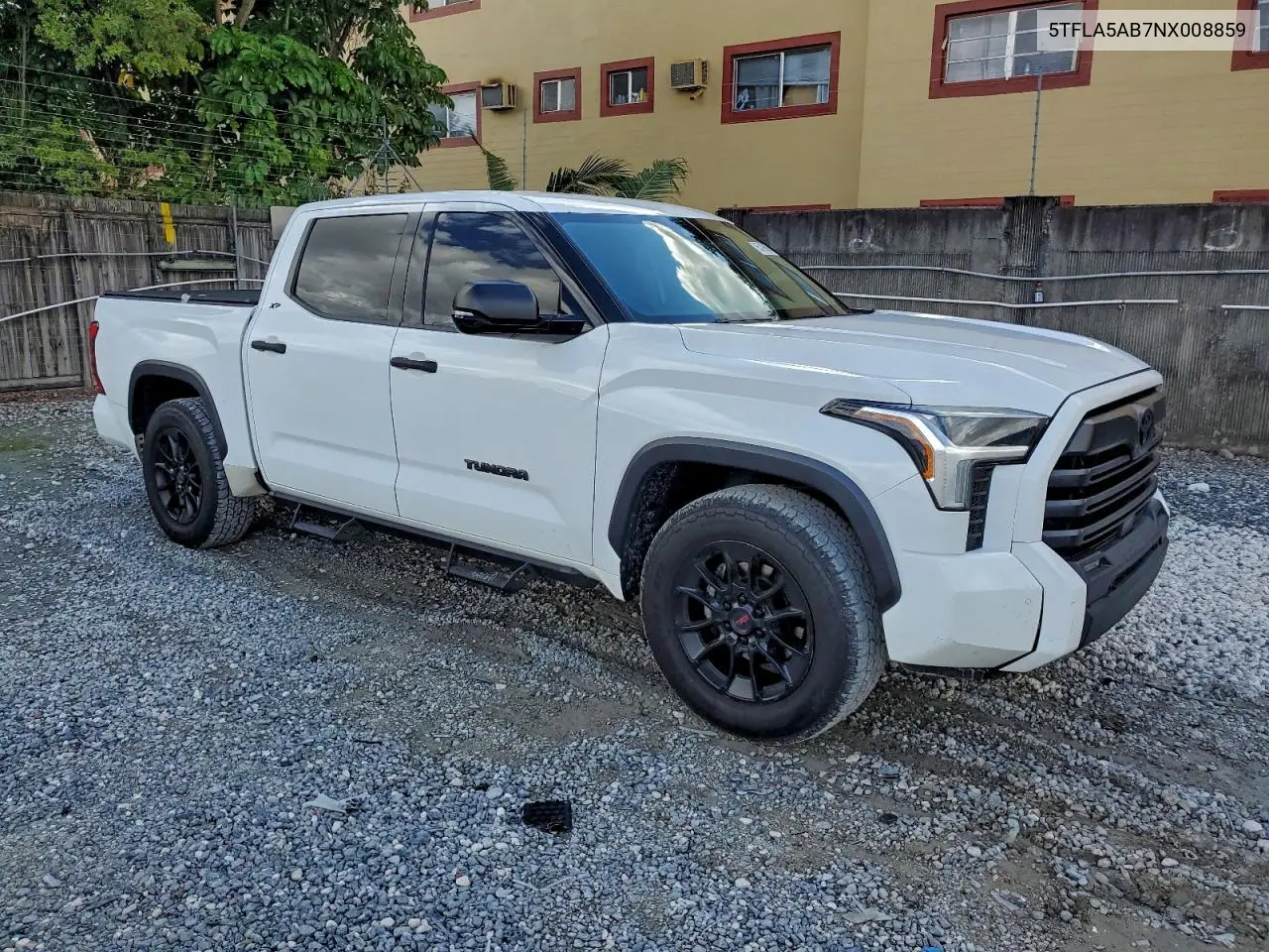 5TFLA5AB7NX008859 2022 Toyota Tundra Crewmax Sr