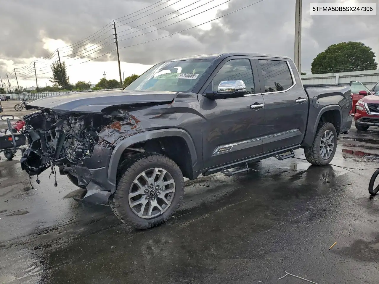 5TFMA5DB5SX247306 2025 Toyota Tundra Crewmax Platinum