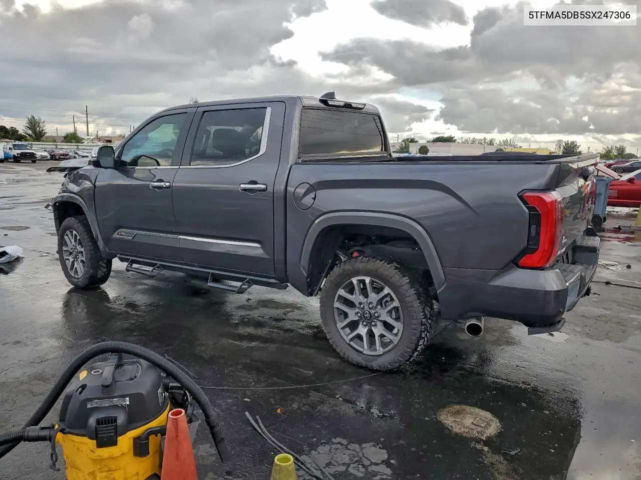 5TFMA5DB5SX247306 2025 Toyota Tundra Crewmax Platinum
