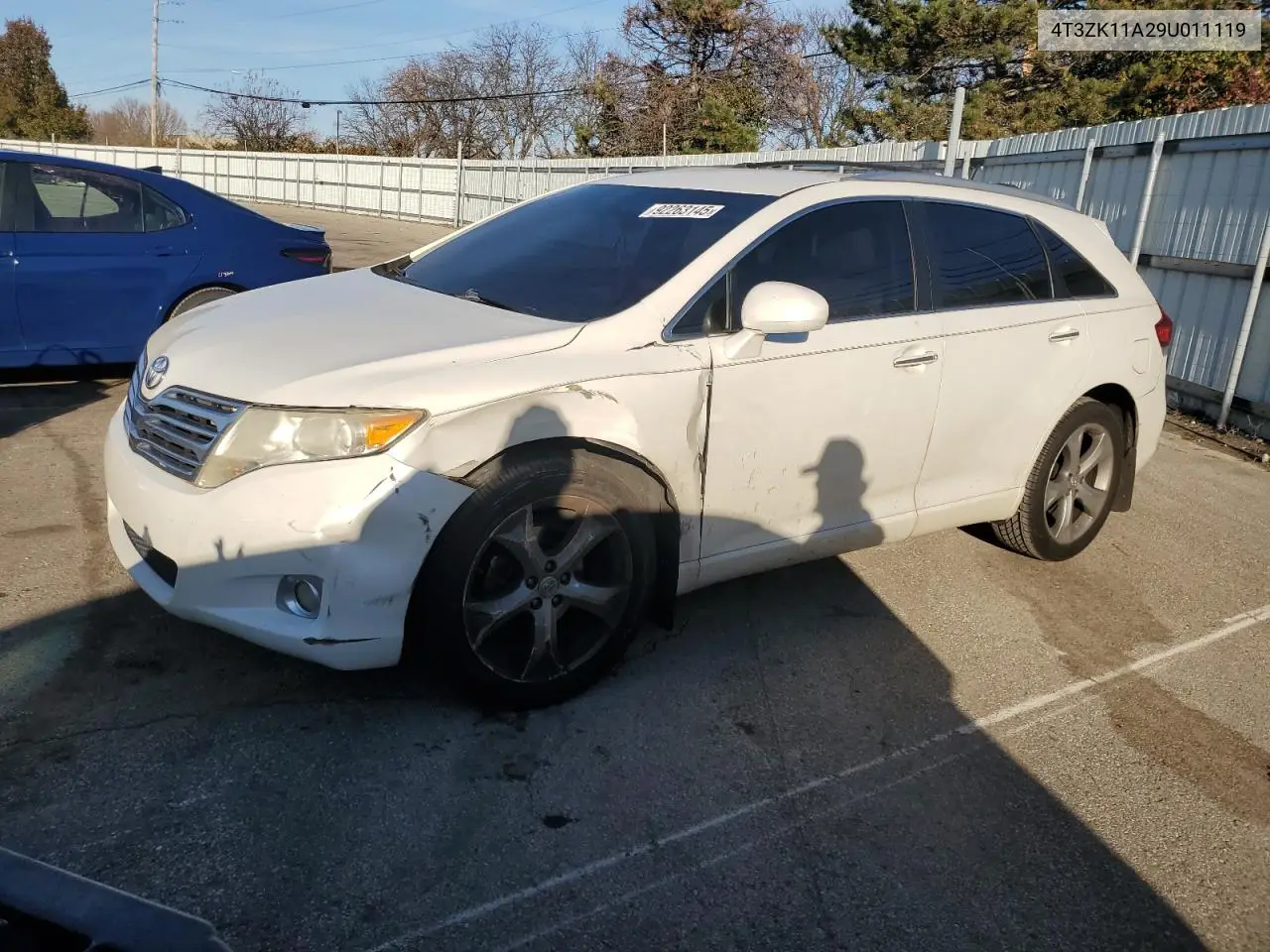 4T3ZK11A29U011119 2009 Toyota Venza