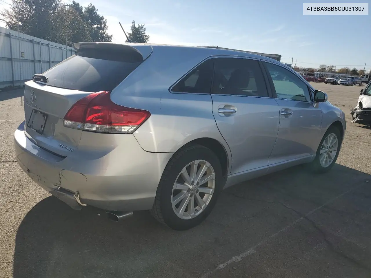 4T3BA3BB6CU031307 2012 Toyota Venza Le