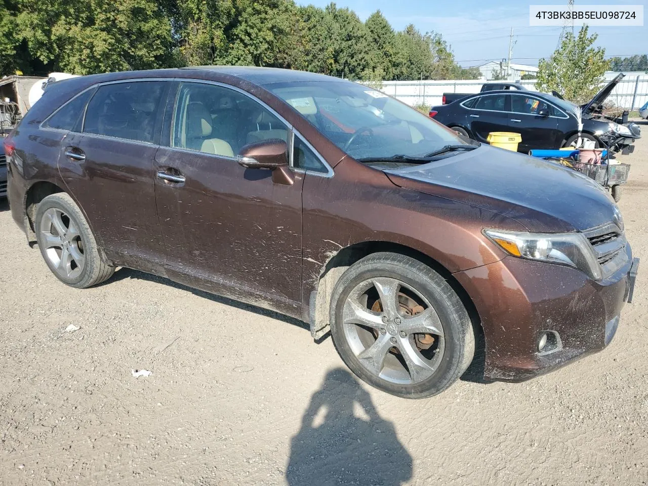 4T3BK3BB5EU098724 2014 Toyota Venza Le