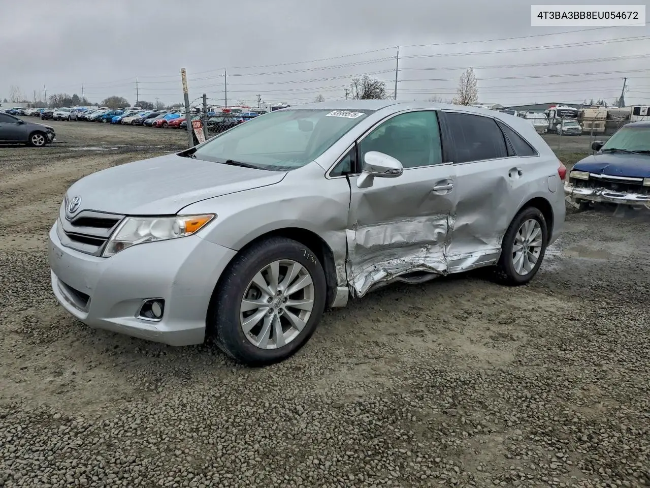 4T3BA3BB8EU054672 2014 Toyota Venza Le