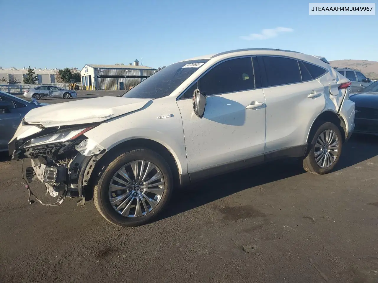 JTEAAAAH4MJ049967 2021 Toyota Venza Le