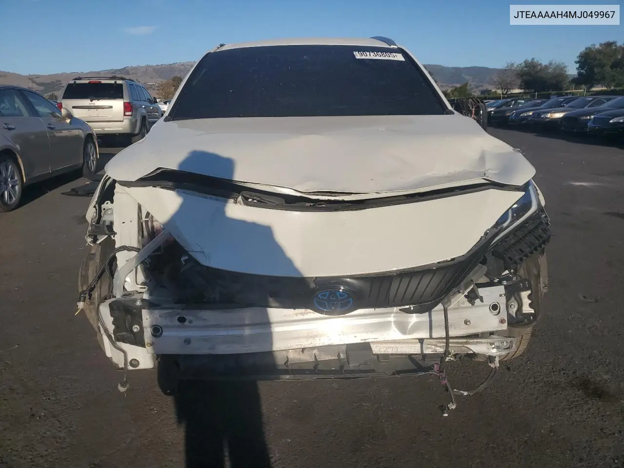 JTEAAAAH4MJ049967 2021 Toyota Venza Le