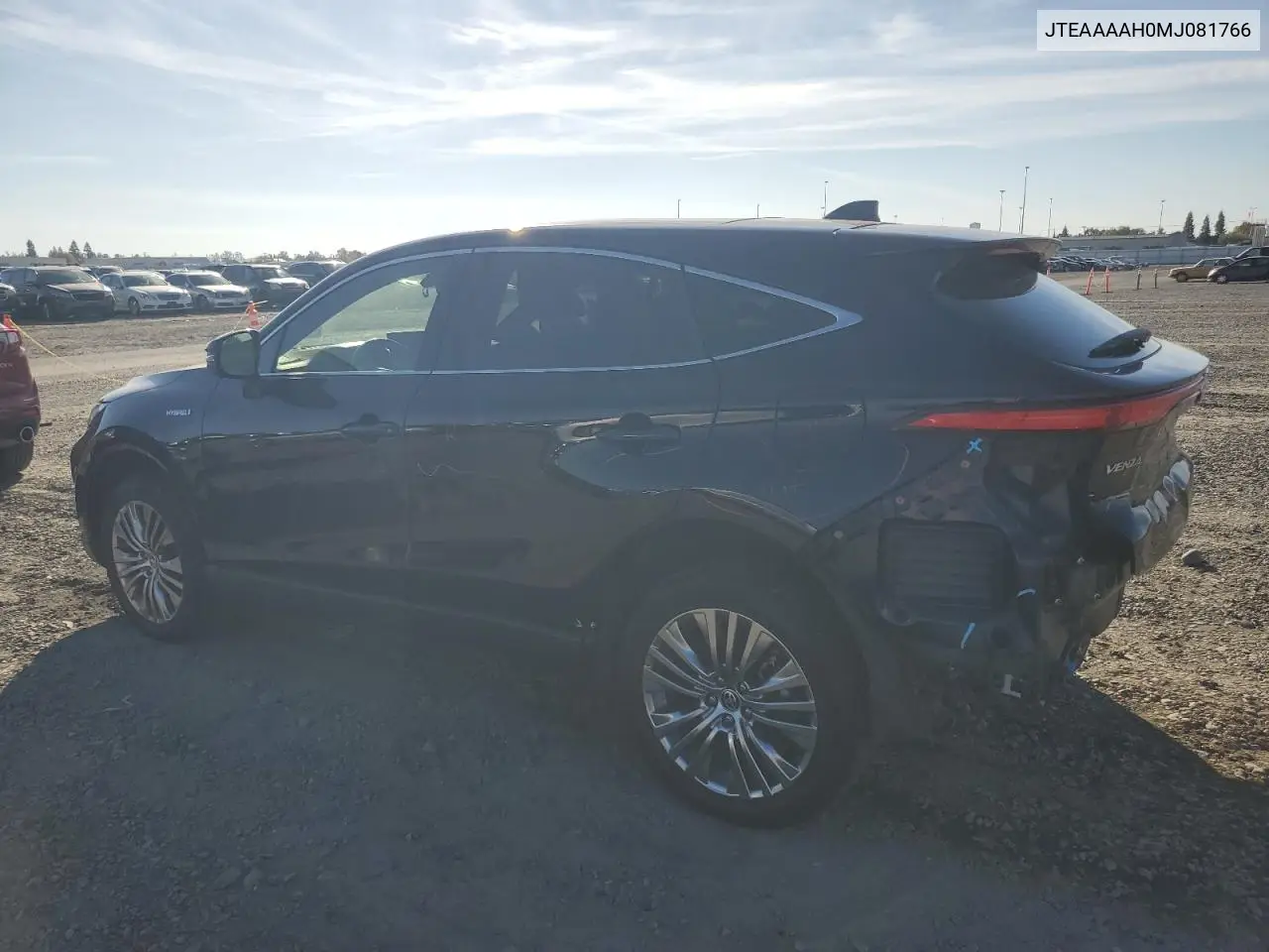 JTEAAAAH0MJ081766 2021 Toyota Venza Le