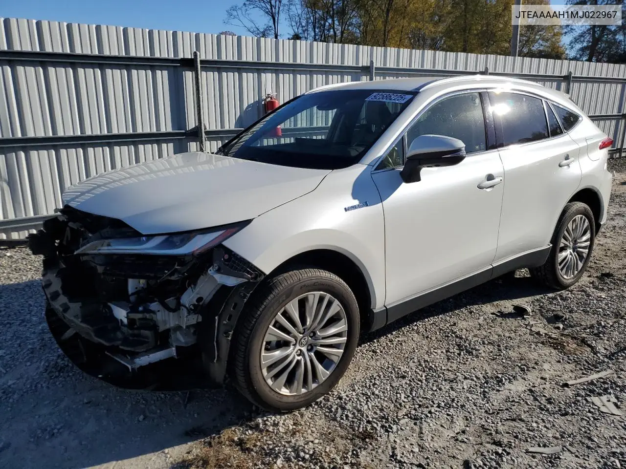 JTEAAAAH1MJ022967 2021 Toyota Venza Le