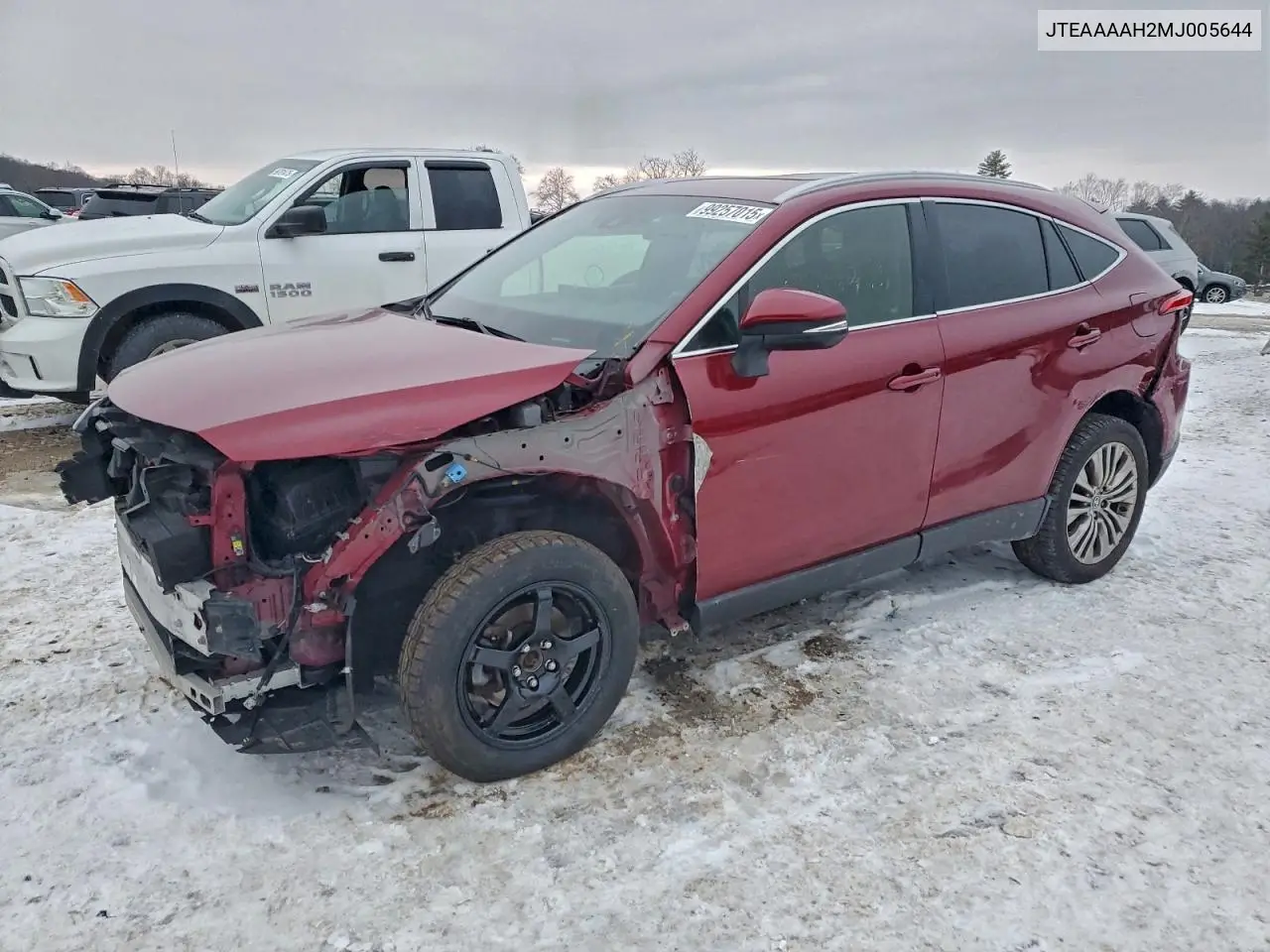 JTEAAAAH2MJ005644 2021 Toyota Venza Le