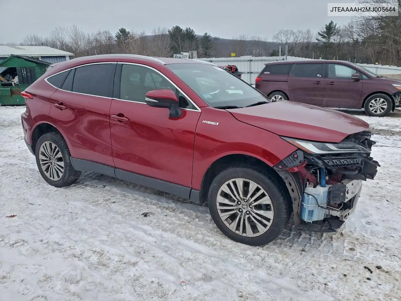 JTEAAAAH2MJ005644 2021 Toyota Venza Le