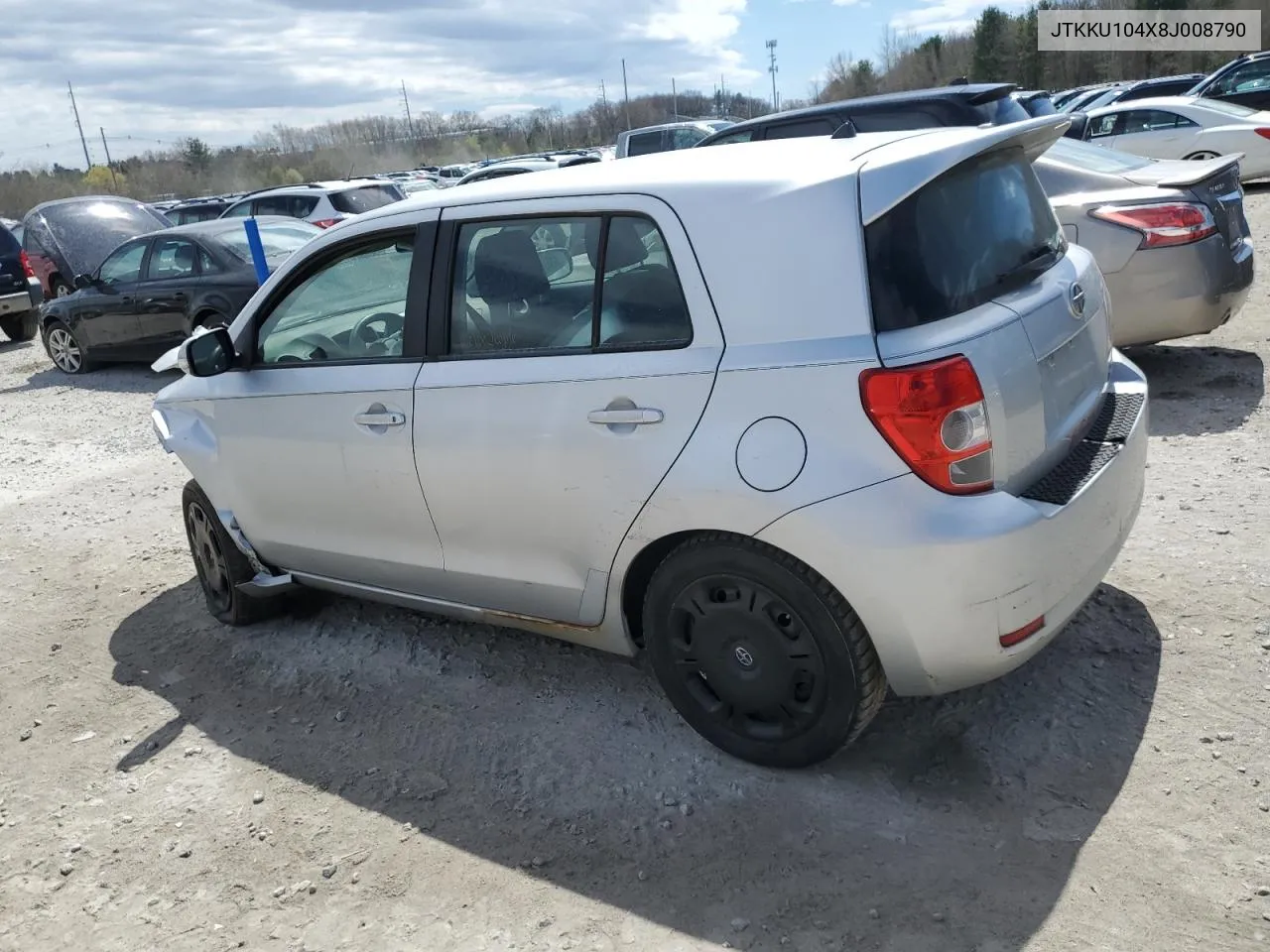 2008 Toyota Scion Xd VIN: JTKKU104X8J008790 Lot: 51773714