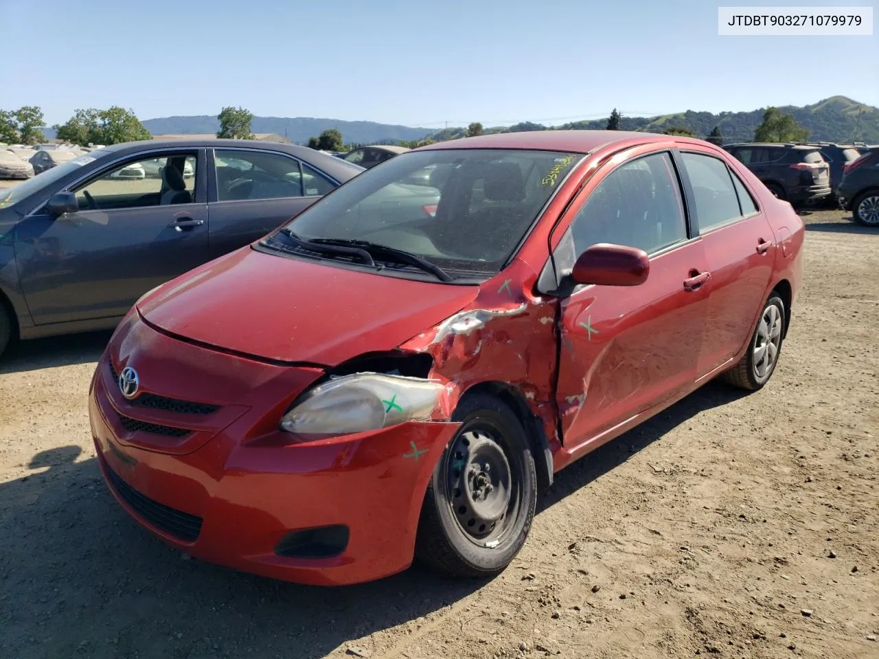 2007 Toyota Yaris VIN: JTDBT903271079979 Lot: 53848654