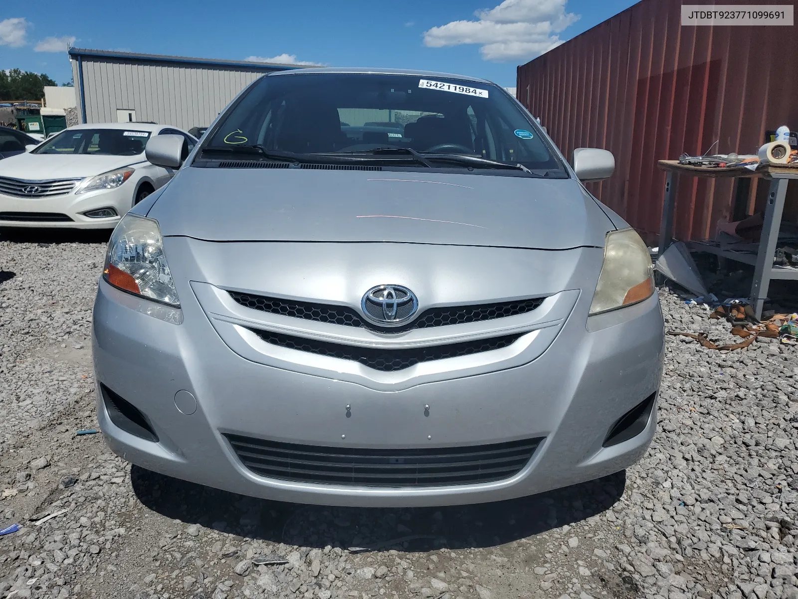 JTDBT923771099691 2007 Toyota Yaris