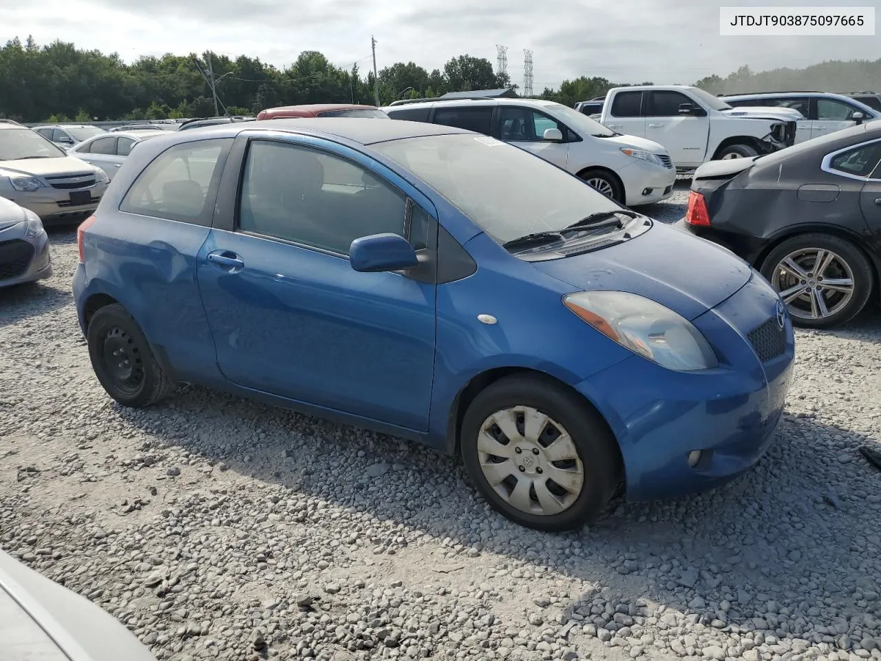 2007 Toyota Yaris VIN: JTDJT903875097665 Lot: 66298694