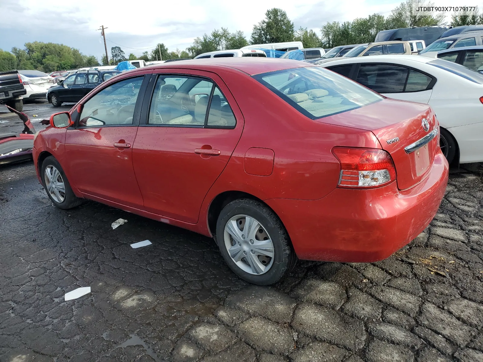 2007 Toyota Yaris VIN: JTDBT903X71079177 Lot: 68180204