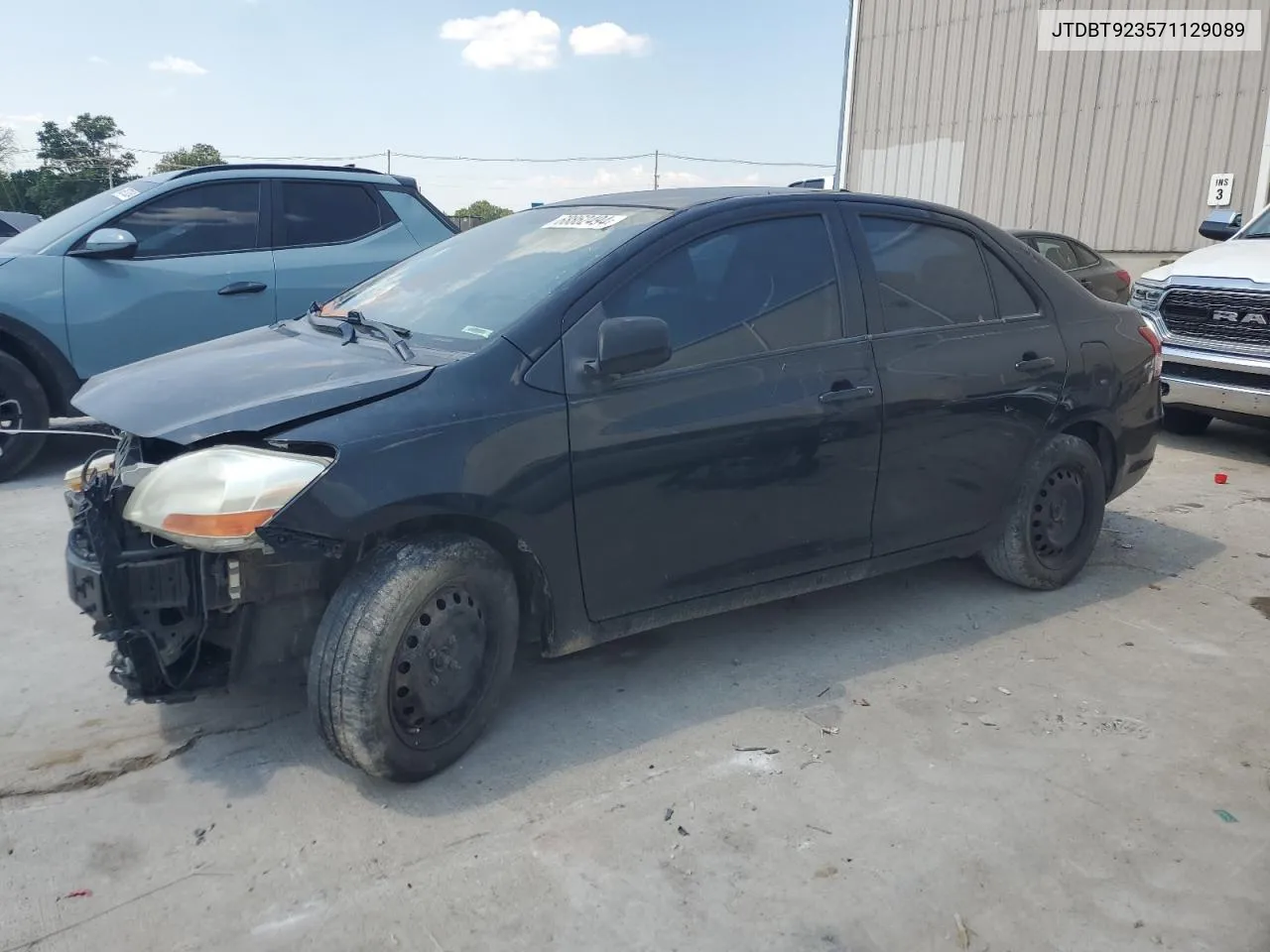 2007 Toyota Yaris VIN: JTDBT923571129089 Lot: 68862494