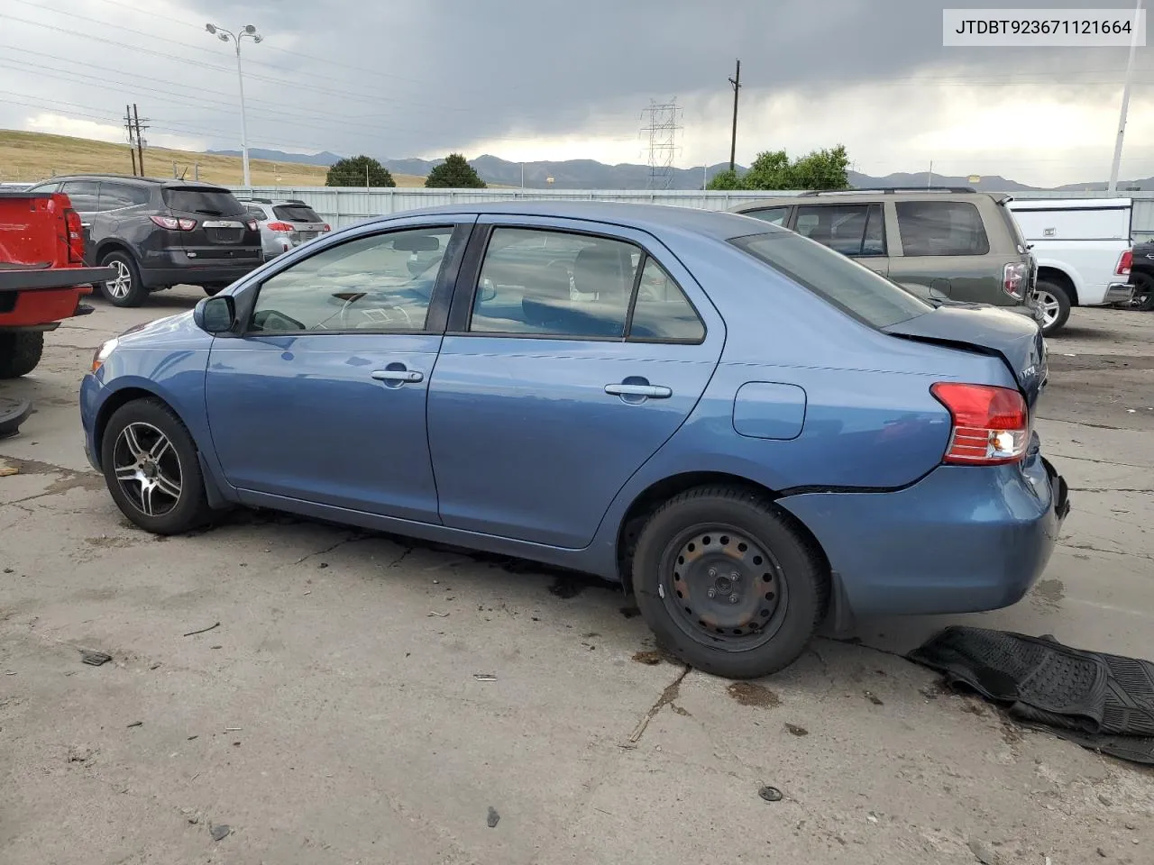 2007 Toyota Yaris VIN: JTDBT923671121664 Lot: 69721764