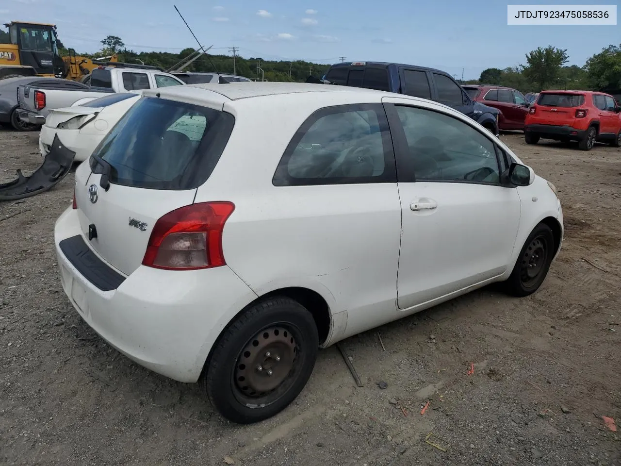 JTDJT923475058536 2007 Toyota Yaris