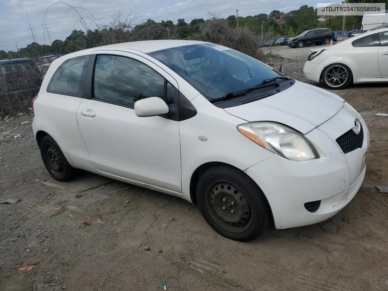 JTDJT923475058536 2007 Toyota Yaris