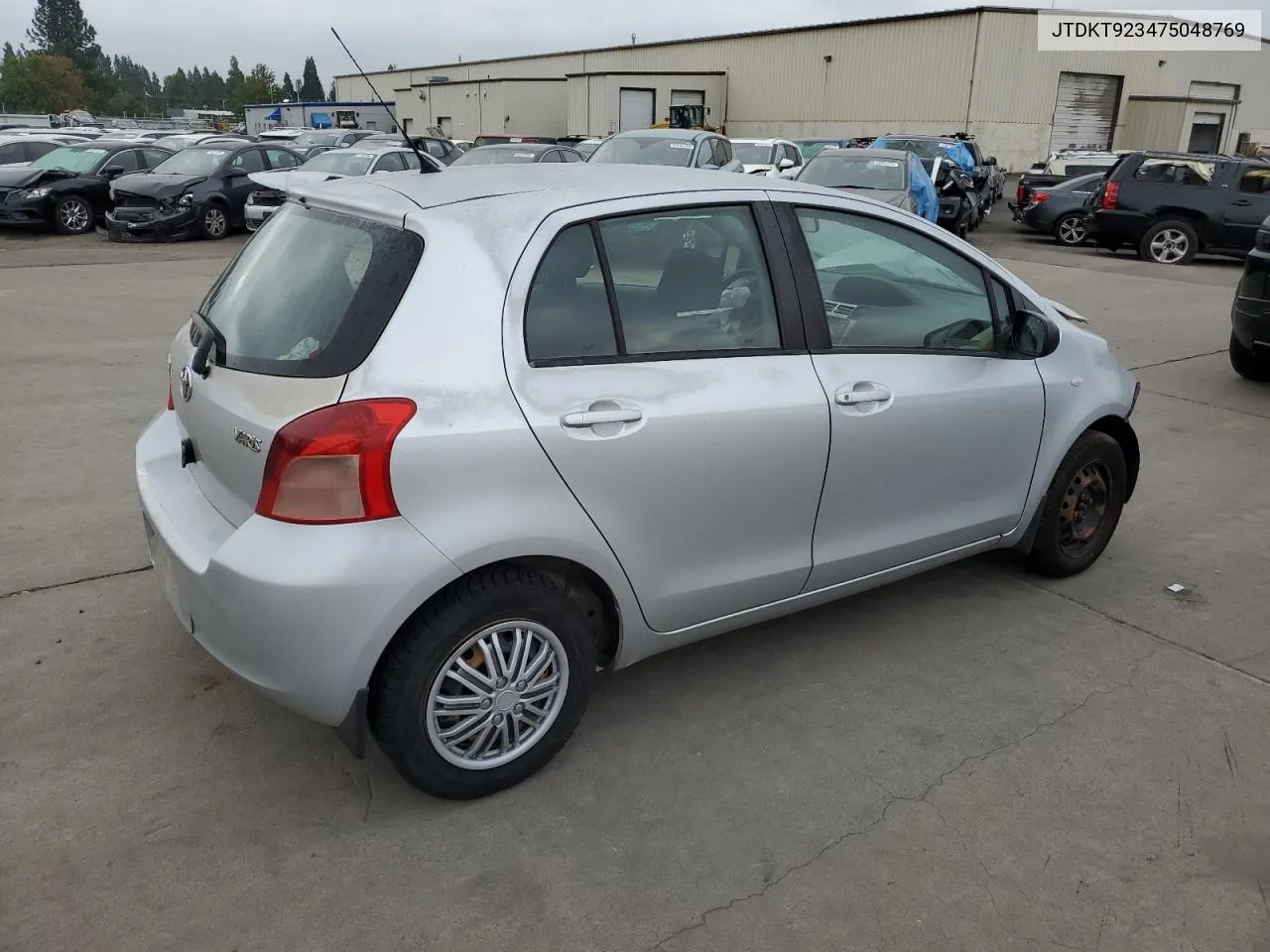 JTDKT923475048769 2007 Toyota Yaris