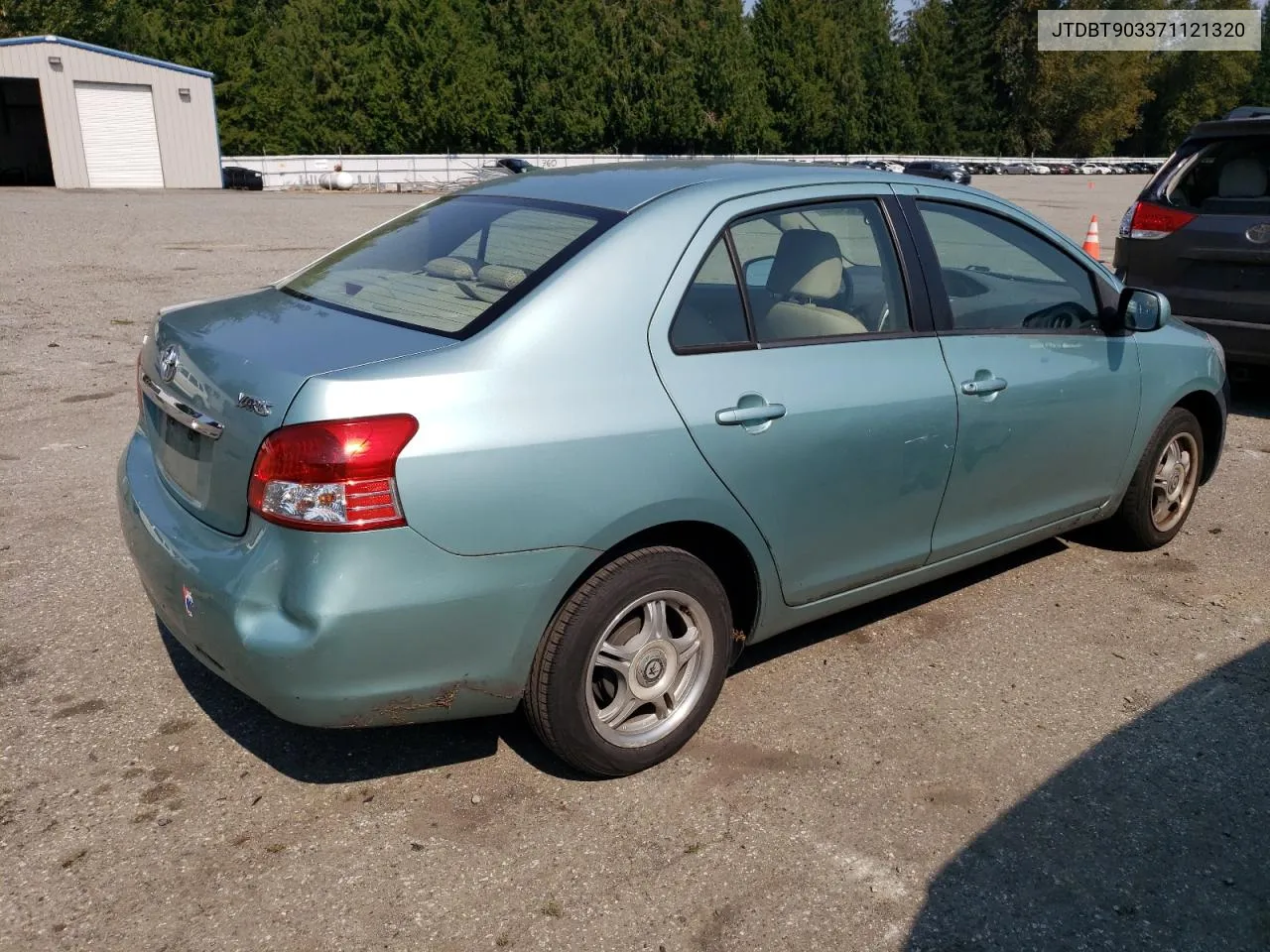 2007 Toyota Yaris VIN: JTDBT903371121320 Lot: 70365404