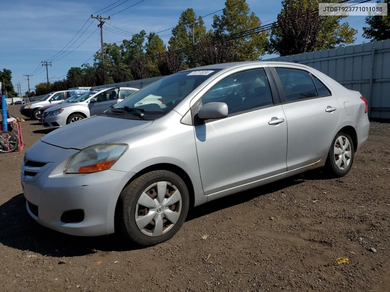 JTDBT923771011058 2007 Toyota Yaris