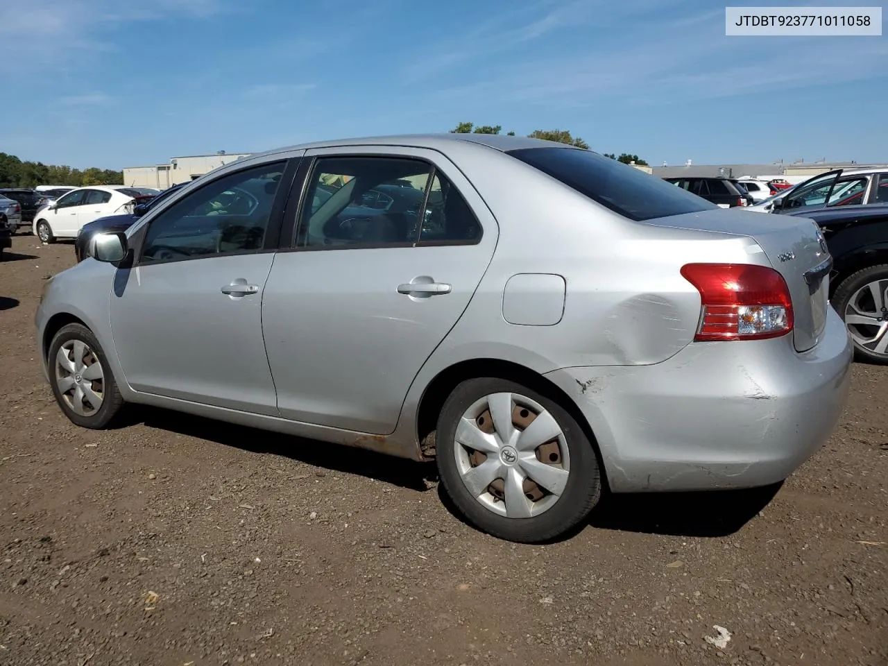 JTDBT923771011058 2007 Toyota Yaris