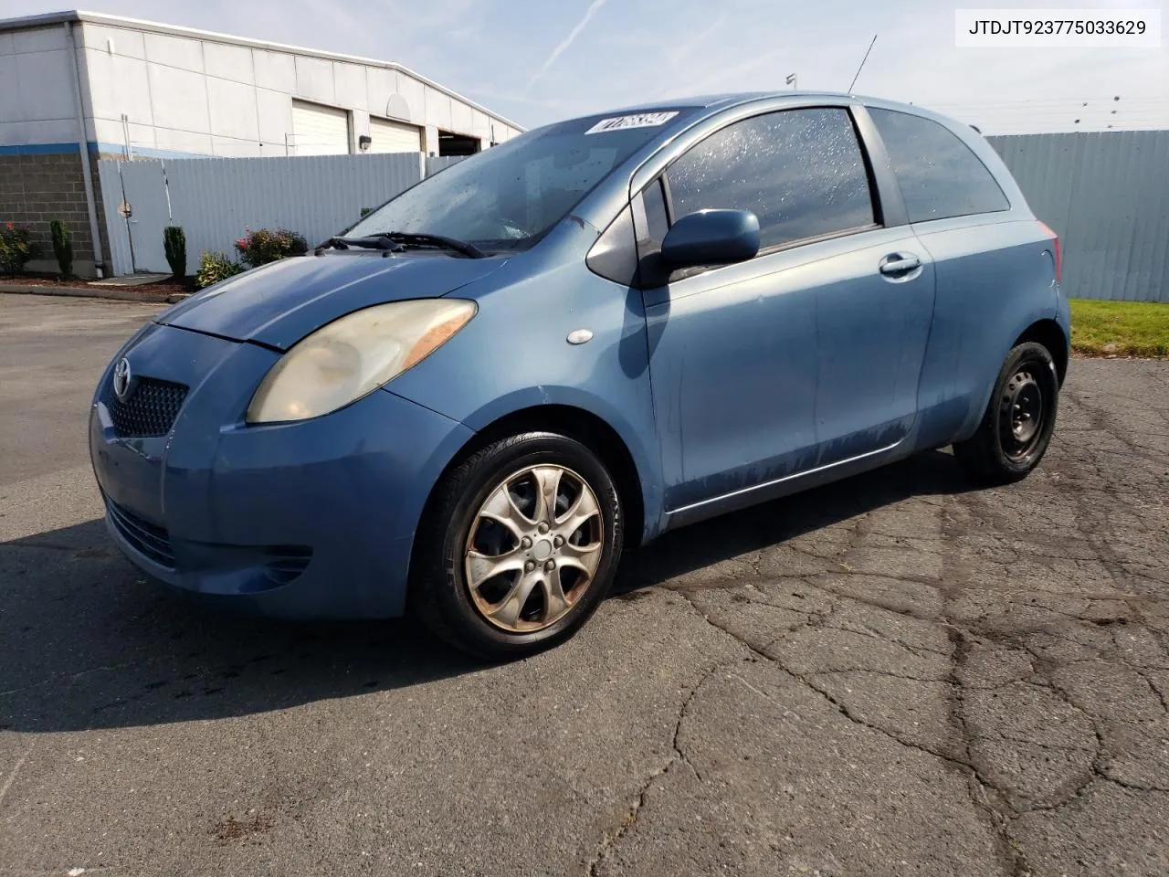 2007 Toyota Yaris VIN: JTDJT923775033629 Lot: 71766394