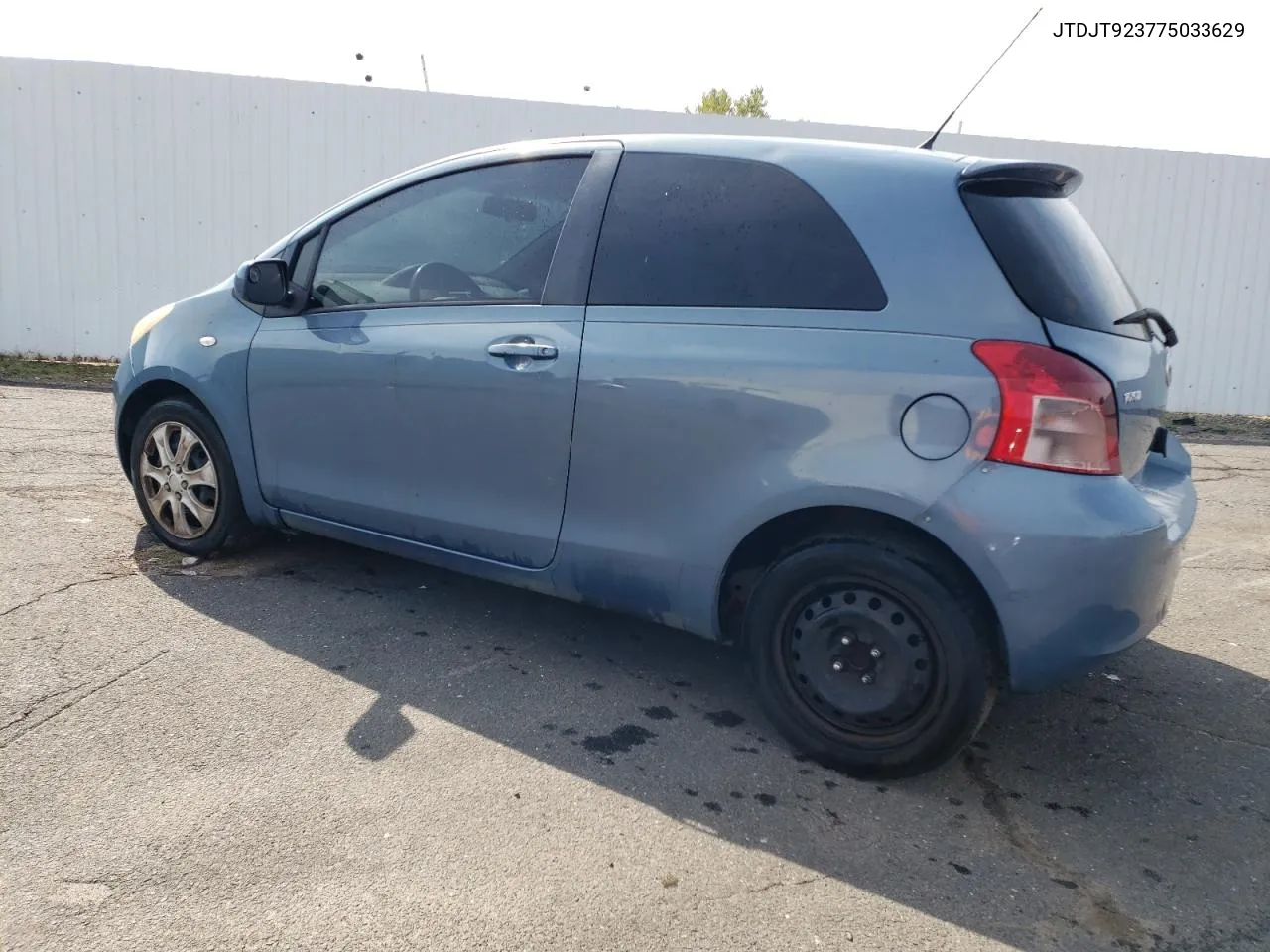 JTDJT923775033629 2007 Toyota Yaris