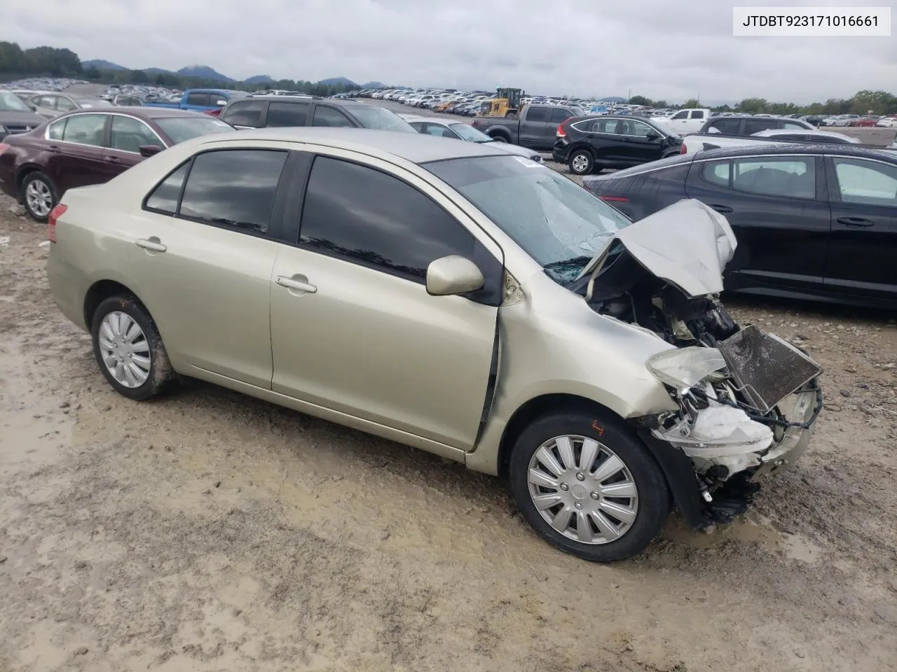 2007 Toyota Yaris VIN: JTDBT923171016661 Lot: 72004304