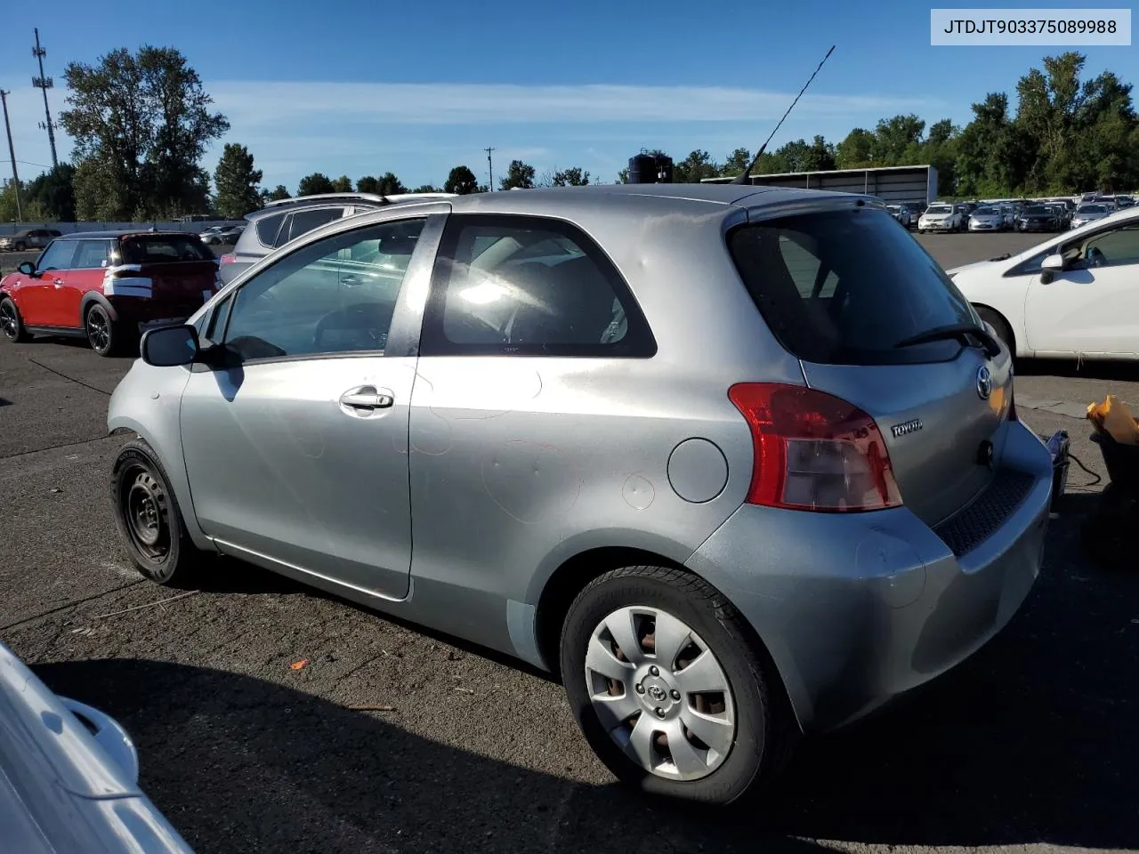 JTDJT903375089988 2007 Toyota Yaris