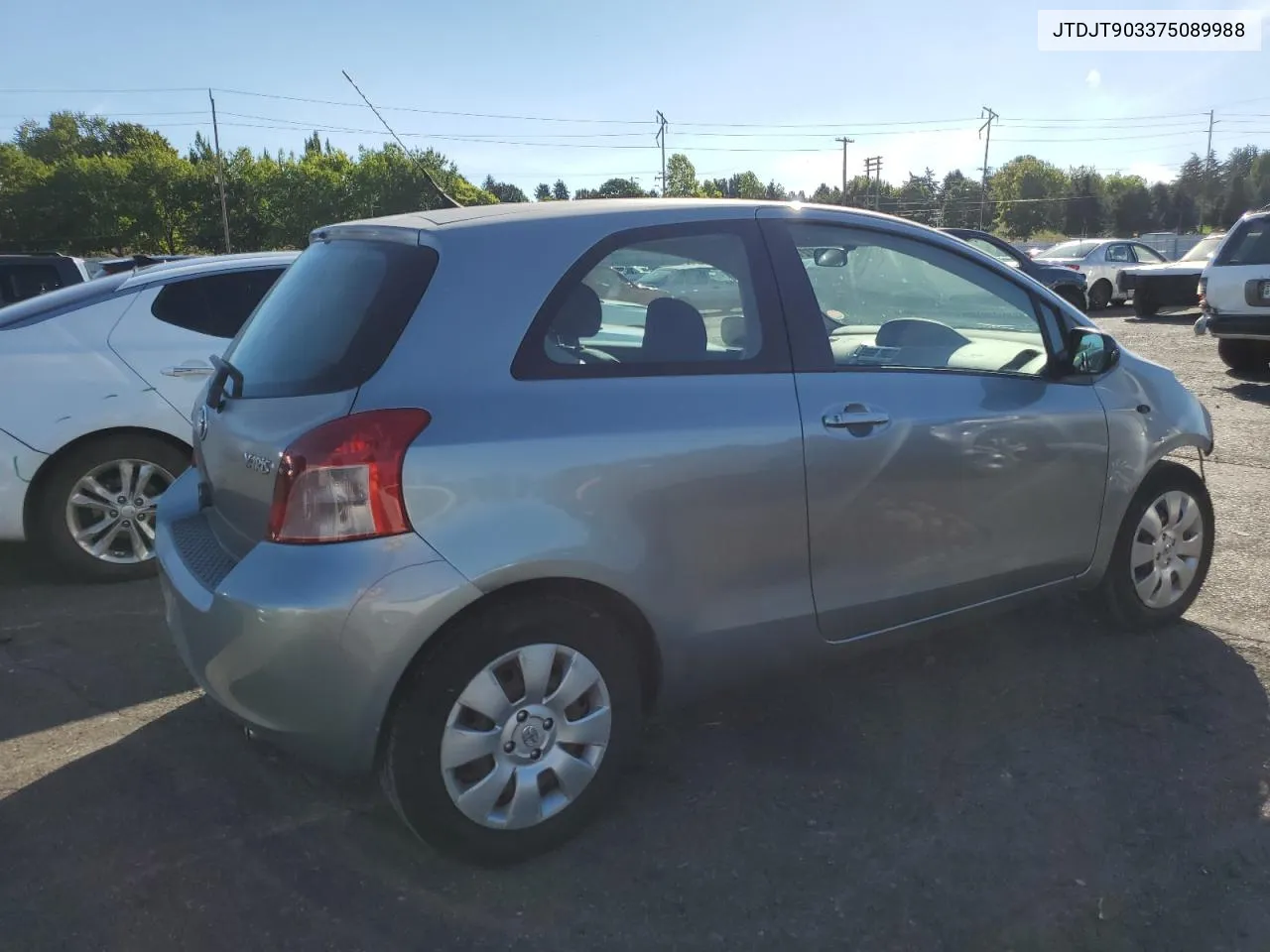 JTDJT903375089988 2007 Toyota Yaris