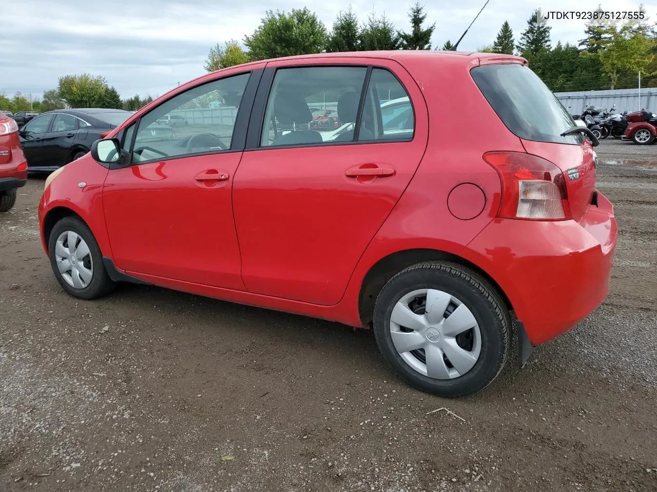 2007 Toyota Yaris VIN: JTDKT923875127555 Lot: 72648004