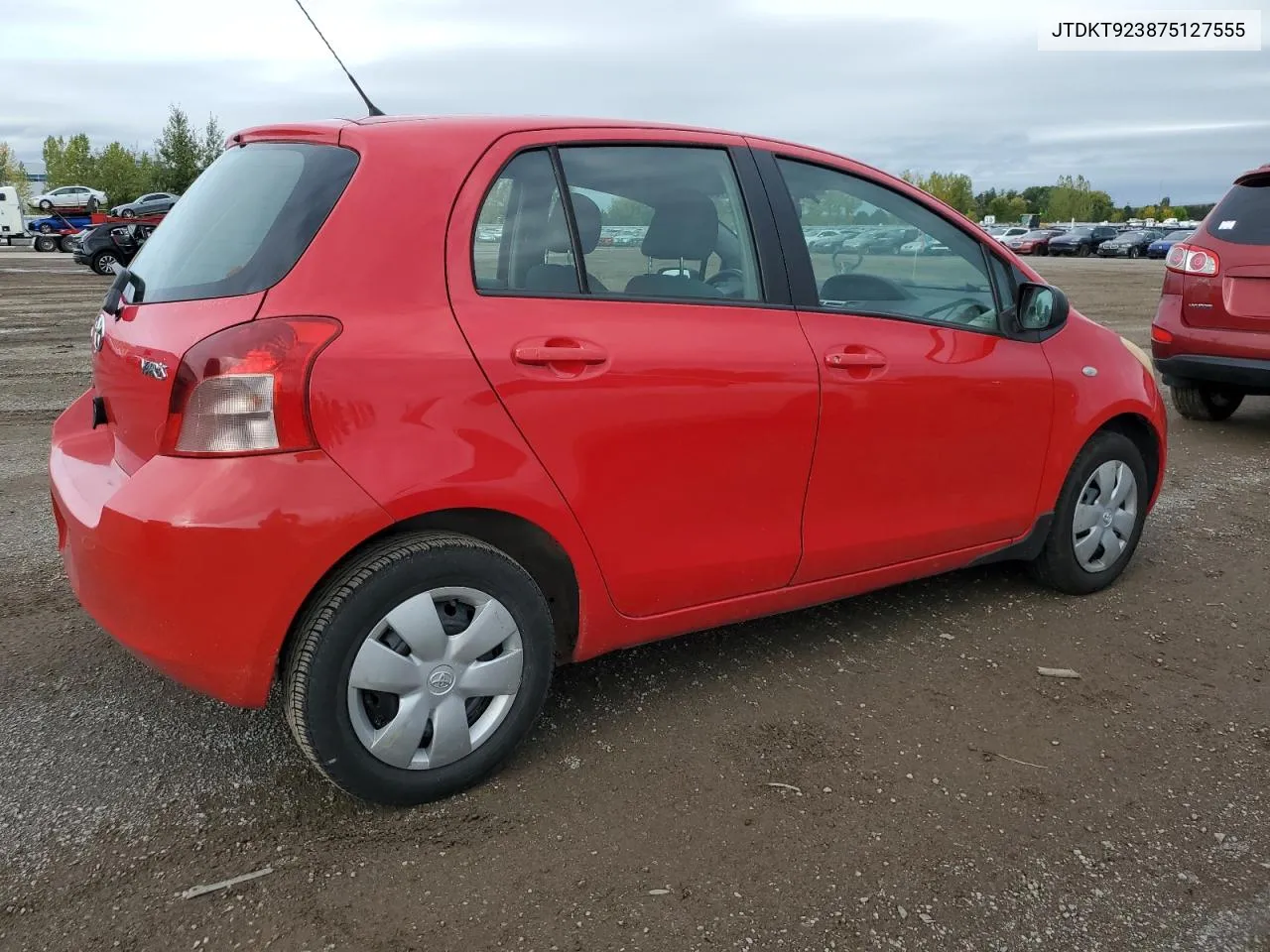 JTDKT923875127555 2007 Toyota Yaris