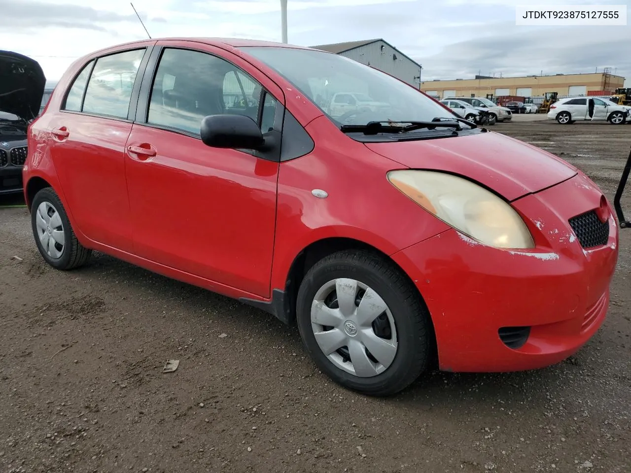 2007 Toyota Yaris VIN: JTDKT923875127555 Lot: 72648004